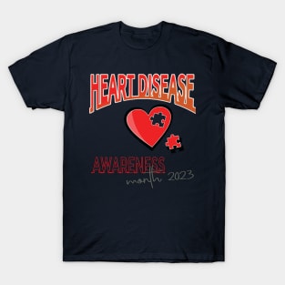 Heart disease awareness month T-Shirt